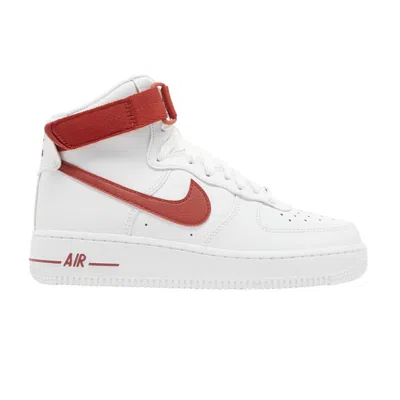 Pre-owned Nike Wmns Air Force 1 High 'white Cinnabar'