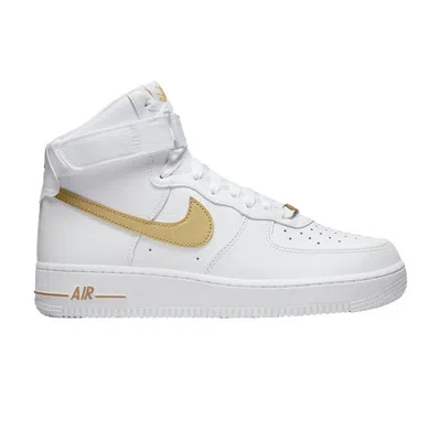 Pre-owned Nike Wmns Air Force 1 High 'white Metallic Gold'