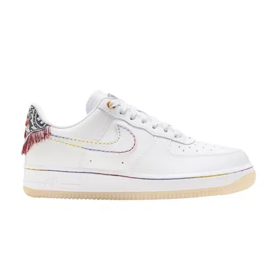 Pre-owned Nike Wmns Air Force 1 Low 'native Patterns' In White