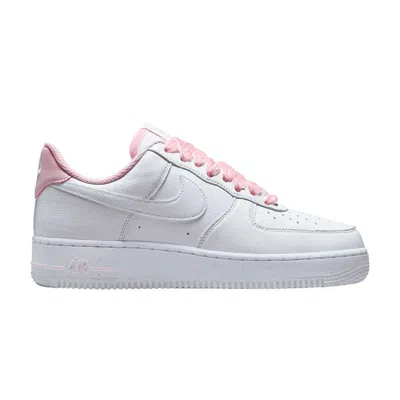Pre-owned Nike Wmns Air Force 1 Low 'pink Velvet Laces' | White | Women's Size 8.5