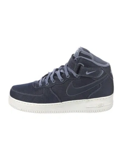 Pre-owned Nike Wmns Air Force 1 Mid 'denim' Sneakers In Blue