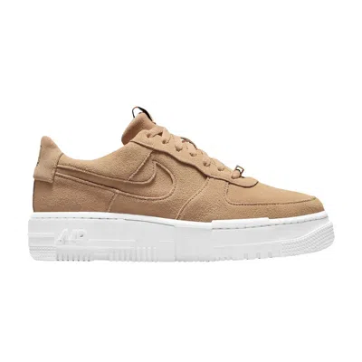 Pre-owned Nike Wmns Air Force 1 Pixel 'hemp' In Brown