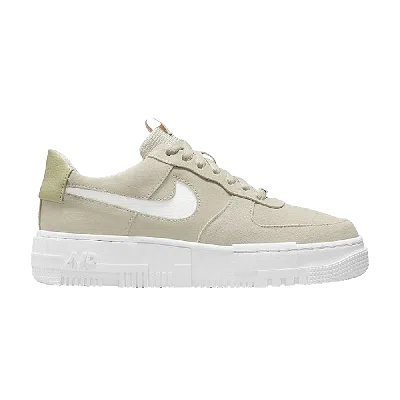 Pre-owned Nike Wmns Air Force 1 Pixel 'olive Aura' In White