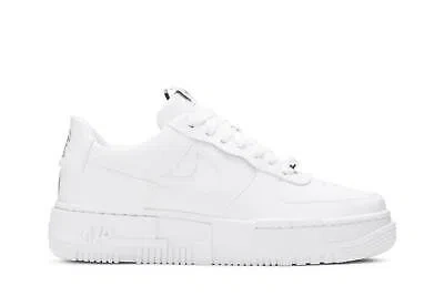 Pre-owned Nike Wmns Air Force 1 'pixel White' Ck6649-100 In White/white/white