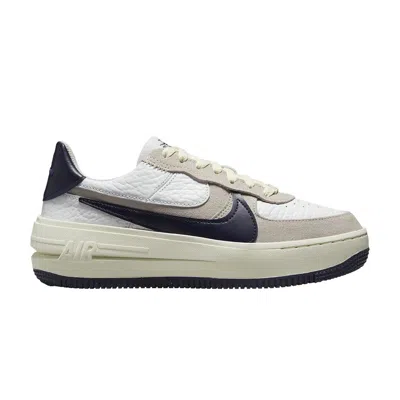 Pre-owned Nike Wmns Air Force 1 Plt.af.orm 'summit White Navy'