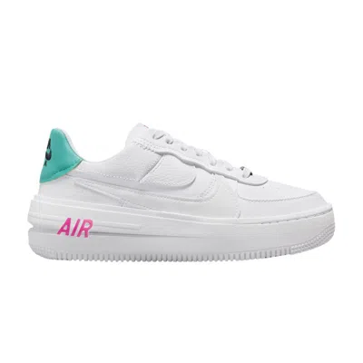 Pre-owned Nike Wmns Air Force 1 Plt.af.orm 'white Jade Pink'