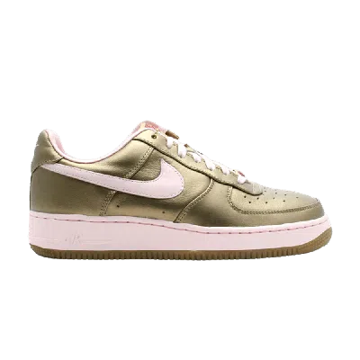 Pre-owned Nike Wmns Air Force 1 Premium '07 'gold Pink'