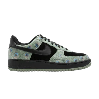 Pre-owned Nike Wmns Air Force 1 Premium 'peacock' In Black