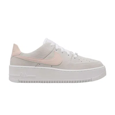 Pre-owned Nike Wmns Air Force 1 Sage Low 'sail Guava Ice' In Cream