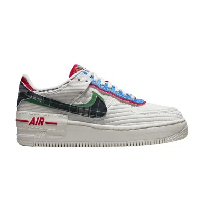 Pre-owned Nike Wmns Air Force 1 Shadow 'multi-material' In White