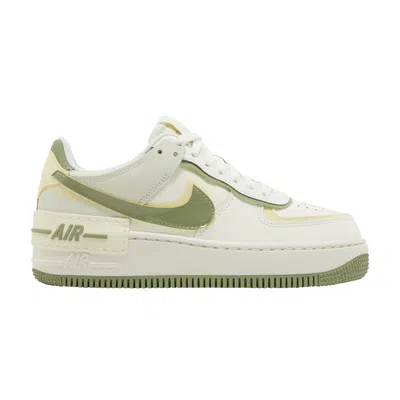 Pre-owned Nike Wmns Air Force 1 Shadow 'pale Ivory Oil Green' In Cream