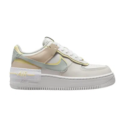 Pre-owned Nike Wmns Air Force 1 Shadow 'pearl White Citron Tint' In Cream
