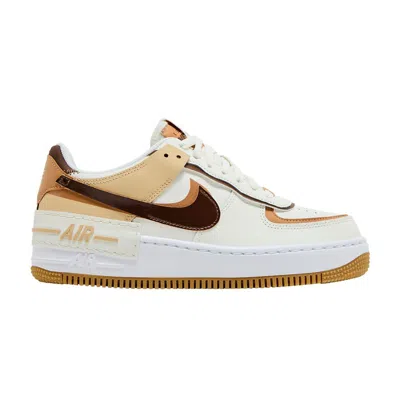 Pre-owned Nike Wmns Air Force 1 Shadow 'sail Flax Sesame' In White