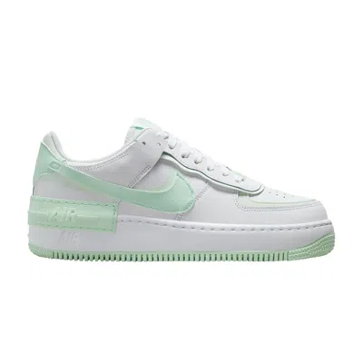 Pre-owned Nike Wmns Air Force 1 Shadow 'white Barely Green'