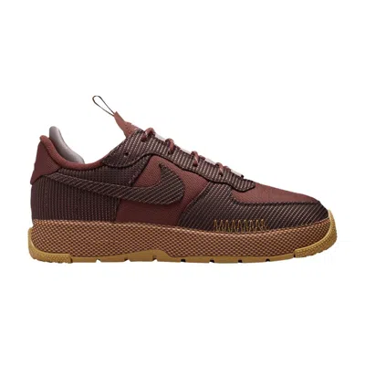 Pre-owned Nike Wmns Air Force 1 Wild 'dark Pony' In Brown