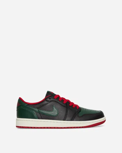 Nike Women S Air Jordan 1 Retro Low Og Sneakers Black / Gorge Green In Multicolor
