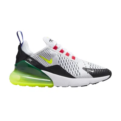 Pre-owned Nike Wmns Air Max 270 'white Volt Siren Red'