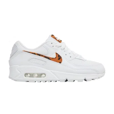 Pre-owned Nike Wmns Air Max 90 Ax 'leopard Print' In White