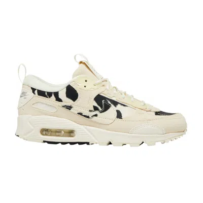 Pre-owned Nike Wmns Air Max 90 Futura 'cow Print' In Cream