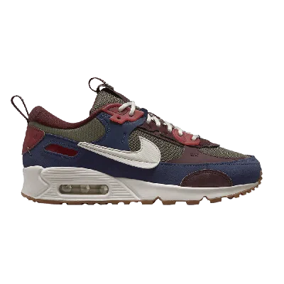 Pre-owned Nike Wmns Air Max 90 Futura 'medium Olive Navy' In Green