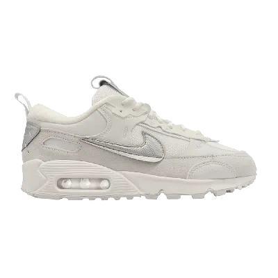 Pre-owned Nike Wmns Air Max 90 Futura 'white Metallic Silver'