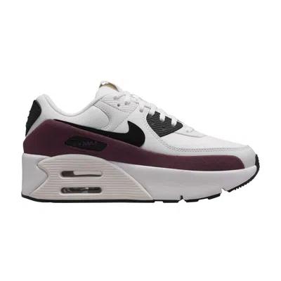 Pre-owned Nike Wmns Air Max 90 Lv9 'sail Night Maroon' In Cream