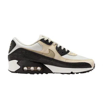 Pre-owned Nike Wmns Air Max 90 'sail Dark Khaki' | Cream | Women's Size 9.5 In White