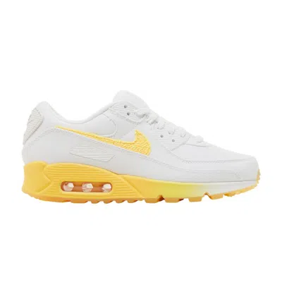 Pre-owned Nike Wmns Air Max 90 Se 'citron Daisy' In White