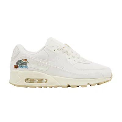 Pre-owned Nike Wmns Air Max 90 Se 'the Future Is Equal' In Cream