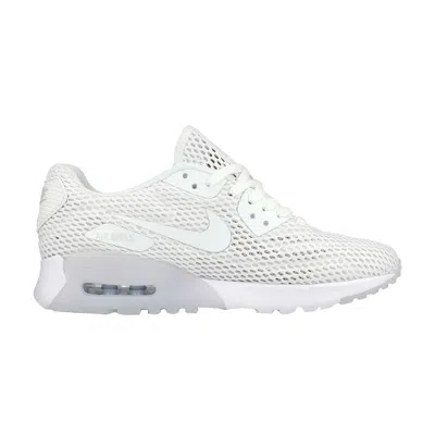 Pre-owned Nike Wmns Air Max 90 Ultra Breathe In White