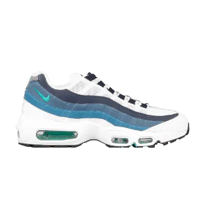 Pre-owned Nike Wmns Air Max 95 'new Green Indigo Blue'