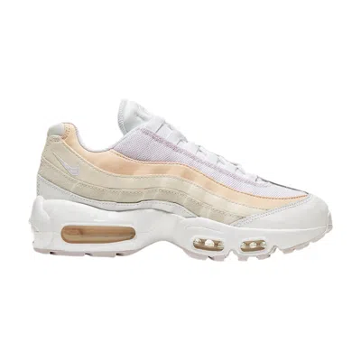 Pre-owned Nike Wmns Air Max 95 'spring' In White