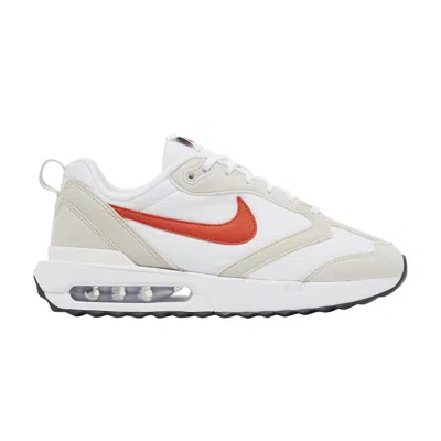 Pre-owned Nike Wmns Air Max Dawn 'light Bone Picante Red' In Cream