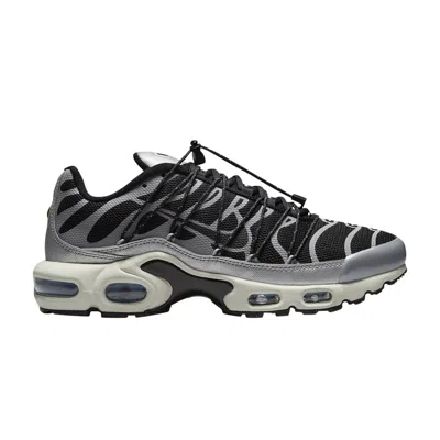 Pre-owned Nike Wmns Air Max Plus Lace Toggle 'black Metallic Silver'
