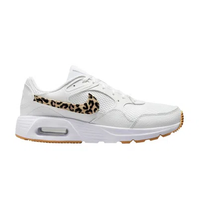 Pre-owned Nike Wmns Air Max Sc 'white Leopard Swoosh' | Women's Size 9.5