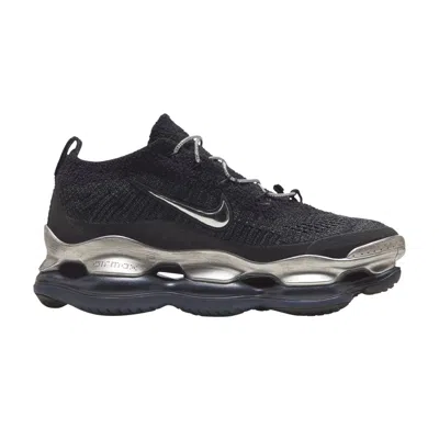 Pre-owned Nike Wmns Air Max Scorpion Flyknit 'black Metallic Silver' | Women's Size 6