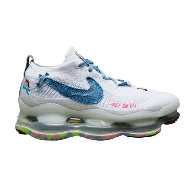Pre-owned Nike Wmns Air Max Scorpion Flyknit 'just Do It' In White