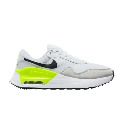 Pre-owned Nike Wmns Air Max Systm 'white Black Volt'