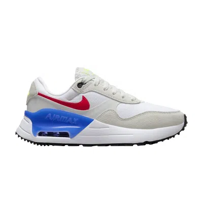 Pre-owned Nike Wmns Air Max Systm 'white Ultramarine Siren Red' | Women's Size 6.5