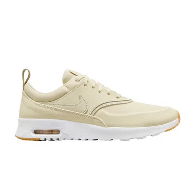 Pre-owned Nike Wmns Air Max Thea Premium 'beach' | Cream | Women's Size 10 In White