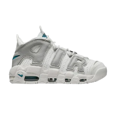 Pre-owned Nike Wmns Air More Uptempo 'metallic Teal' In White