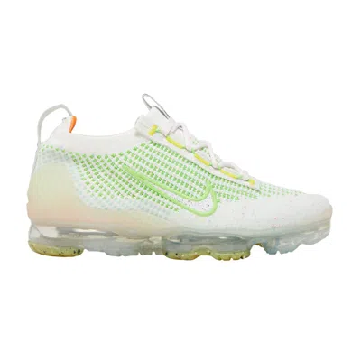 Pre-owned Nike Wmns Air Vapormax 2021 Flyknit Next Nature 'feel Love' In White