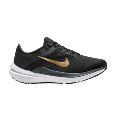 Pre-owned Nike Wmns Air Winflo 10 'anthracite Metallic Gold' In Black