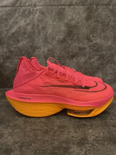 Pre-owned Nike Wmns Air Zoom Alphafly Next% 2 Flyknit Running Hyper Pink Dn3559-600 10.5