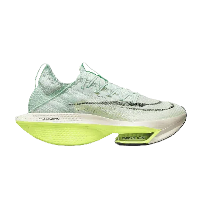 Pre-owned Nike Wmns Air Zoom Alphafly Next% 2 'mint Foam Volt' In Green