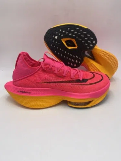 Pre-owned Nike Wmns Air Zoom Alphafly Next% 2 Pink Black Orange (dn3559 600) Wmns Sz 9.5