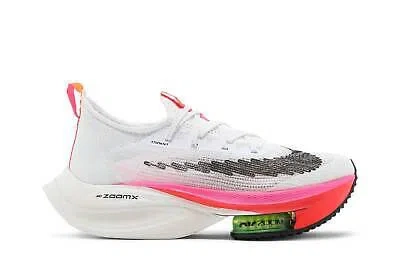 Pre-owned Nike Wmns Air Zoom Alphafly Next% Flyknit 'rawdacious' Dj5456-100 In White/black/black/black