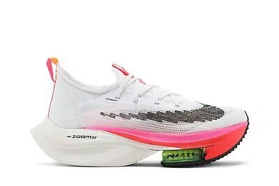 Pre-owned Nike Wmns Air Zoom Alphafly Next% Flyknit 'rawdacious' Dj5456-100 In White/black/black/black