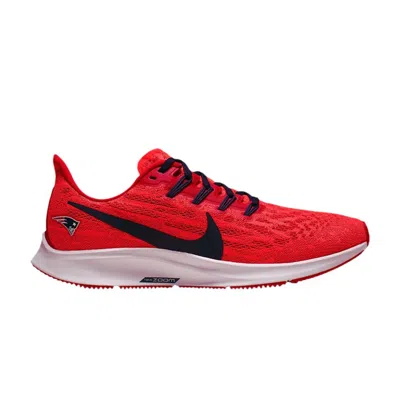 Pre-owned Nike Wmns Air Zoom Pegasus 36 'new England Patriots' | Orange | Women's Size 7