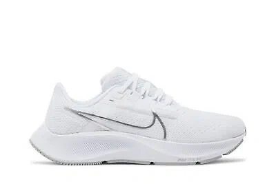 Pre-owned Nike Wmns Air Zoom Pegasus 38 'white Metallic Silver' Cw7358-100 In White/pure Platinum/wolf Grey/metallic Silver